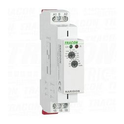 Sorolható időrelé meghúzáskésl. 0,1s-10nap 1-v 16A 12-240V AC/DC 1M TRACON - NARIDON