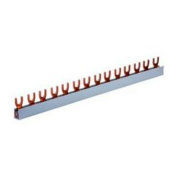 Sorolósín 1F+N villás 2F 100A 10mm2 1000mmx szigetelt N-sínes 56-készülék G-2L-1000/10 Pollmann - 2213204