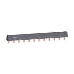 Sorolósín darabolható csapos 3F 3P 100A 16mm2 220mmx szigetelt 18mm-osztás Acti9 Schneider - A9XPH312