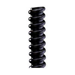Spirálcső flexibilis 30m 10mm-átmérő PVC 320N-nyomásálló fekete  UV-álló Diflex GEWISS - DX30110