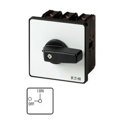 Szakaszoló be-ki kapcsoló 63A 3P 30kW/400VAC-3 beépíthető fix fekete működtetőkaros P3-63/E EATON - 026861