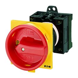 Szakaszoló fő- és vészkapcsoló 20A 3P 5.5kW/400VAC-3 ráépíthető közéépíthető T0-2-1/V/SVB EATON - 043619