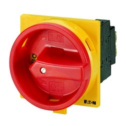 Szakaszoló fő- és vészkapcsoló 25A 3P 7.5kW/400VAC-3 beépíthető fix piros P1-25/EA/SVB EATON - 041097