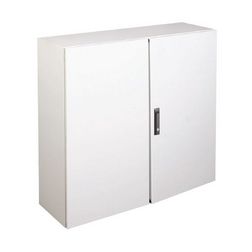 Szekrény fali acél szerelőlappal 1000mm 1000mmx 300mmx IP55 szürke EO EAE - EO10010030