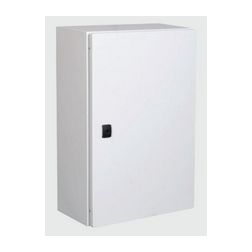 Szekrény fali acél szerelőlappal 400mm 300mmx 200mmx IP66 szürke EO EAE - EO403020
