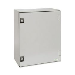 Szekrény fali teli ajtós műanyag 1056mm 852mmx 350mmx IP66 szürke Thalassa PLM Schneider - NSYPLM108G