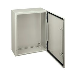 Szekrény fali teli ajtós műanyag 430mm 330mmx 200mmx IP66 szürke Thalassa PLM Schneider - NSYPLM43G