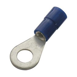 Szemes saru DIN 46237 1,5-2,5mm2 4M/csavar gyűrűs-alakú PVC kék réz ónozott KSZ4 Haupa - 260270