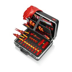 Szerszámkészlet 30részes koffer műanyag 200mm x 410mm x 465mm Basic E-Mobility KNIPEX - 002105EV