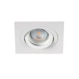 Szpot lámpatest álmennyezetbe MR16 1x 50W 12V AC/DC GX5.3 fehér-ház SEIDY CT-DTL50-W/M KANLUX - 19454