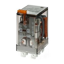 Teljesítményrelé 12A 2-v dugaszolós 24VDC monostabil IP20 56.32.9.024.0040 FINDER - 563290240040