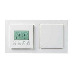 Kezelő hőérzékelő terem Modbus 0-50°C IP30 WRF06 LCD DO2R RS485 IType1 Gira E2 Thermokon - 406192