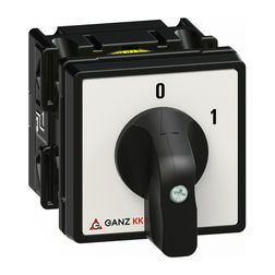 Terhelés 0-1 be-ki kapcsoló 2P 20A ráépíthető KK0-20-6001 Ganz KK - 1AC6001AA00M10