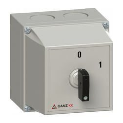 Terhelés be-ki kapcsoló 3P 20A tokozott KKMZ0-20-6002 Ganz KK - 4ZC6002XZ00S20