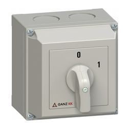 Terhelés be-ki kapcsoló 4P 32A tokozott KKM1-32-6042 Ganz KK - 4AF6042XB00S20