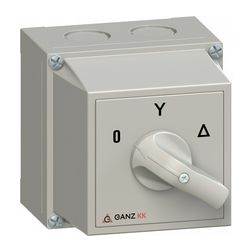 Terhelés csillag-delta kapcsoló 3P 20A tokozott KKM0-20-6009 Ganz KK - 3AC6009XB00S40