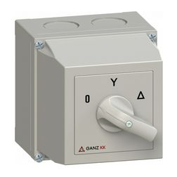 Terhelés csillag-delta kapcsoló 3P 32A tokozott KKM1-32-6009 Ganz KK - 4AF6009XB00S40