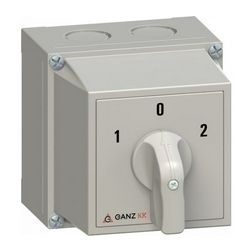 Terhelés irányváltó kapcsoló 3P 20A tokozott KKM0-20-6008 Ganz KK - 3AC6008XB00S40