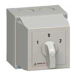 Terhelés irányváltó kapcsoló 3P 32A tokozott KKM1-32-6008 Ganz KK - 4AF6008XB00S40