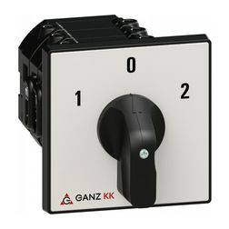 Terhelés irányváltó kapcsoló 3P 40A előlapra KK2-40-6008 Ganz KK - 903-6008-601
