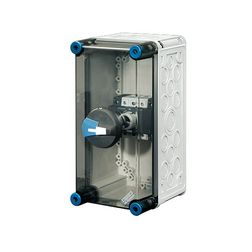 Terheléskapcsoló szekrény 3+N+PE 5P 50.4A burkolattal 300mmx 150mmx 216mm Mi77103 ENYMOD Hensel - 20001127
