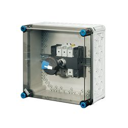 Terheléskapcsoló szekrény 3+N+PE 5P 80A burkolattal 300mmx 300mmx 216mm Mi77213 ENYMOD Hensel - 20001129