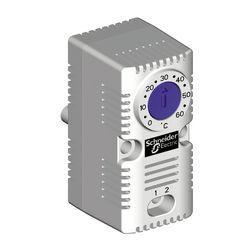 Termosztát sorolható hűtés 0-60°C 10A 250V záró ClimaSys CC Schneider - NSYCCOTHO