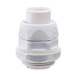 Tömszelence d25mm-Diflex csőhöz UV-álló 37mm-átmérő PG29 egyenes IP54 szürke DF GEWISS - DX54425