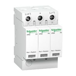 Túlfeszültség-levezető dugaszolható 2P T2 DC 1000V/DC 1000V/PV-DC 6M Acti9 iQuick PRD Schneider - A9L40281