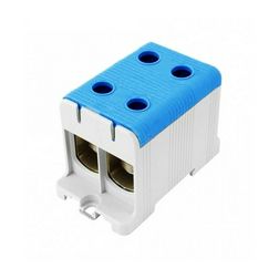 Univerzális sorkapocs N kék 16-95mm2Cu/Alu 1P csavaros 4csatl./>25 mm2 UK 95/2 N Pollmann - 2090205