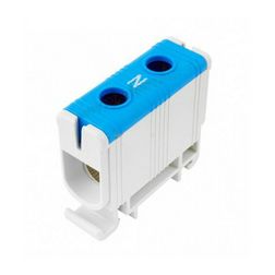 Univerzális sorkapocs N kék 35-150mm2Cu/Alu 1P csavaros 2csatl./>25 mm2 UK 150/1 N Pollmann - 2090114
