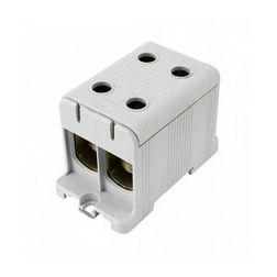 Univerzális sorkapocs szürke 35-240mm2Cu/Alu 1P csavaros 4csatl./>25 mm2 UK 240/2 A Pollmann - 2090213