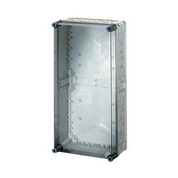 Üres elosztószekrény falonkívüli műanyag átlátszó fedél 300mm x 600mm x 170mm IP65 Mi 0400 Hensel - 2000005