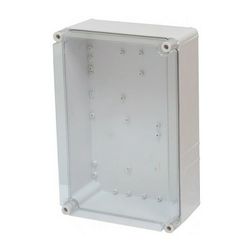 Üres szekrény átlátszó fedéllel műanyag 450mmx 300mmx 170mm IP65 PVT 3045 - ÁF Csatári Plast - CSP32000000