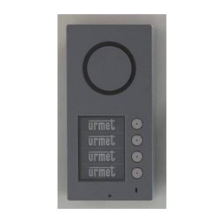 Kaputelefon kaputábla audió 2Voice Basic falonkívüli 2-erű 4-lakás zamak (spiáter) Mikra URMET - 1089/1