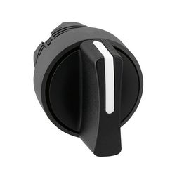 Választókapcsoló fej műanyag d22 rövid forgatókaros 3-állású visszaugró Harmony XB5 Schneider - ZB5AD8