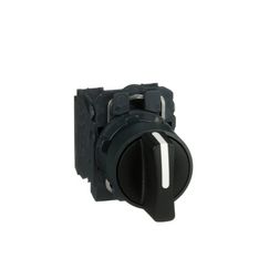 Választókapcsoló komplett műa. d22 3-állású 2-z rövid forgatókaros fekete Harmony XB5 Schneider - XB5AD33