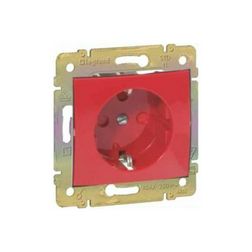 Valena 162 dugalj földelt központi fedlap piros IP20 süllyesztett csavaros LEGRAND - 774327