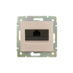 Valena adatcsatlakozó dugalj UTP RJ45 8(8) Cat6 elefántcsont LEGRAND - 774146