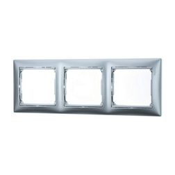 Valena keret 3-as alumetál vízszintes műanyag LEGRAND - 770333