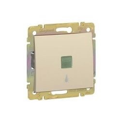 Valena N101 nyomó betét közp. fedéllel 1-billentyűs 1z elefántcsont lámpajel IP31 jelzőfény LEGRAND - 774313