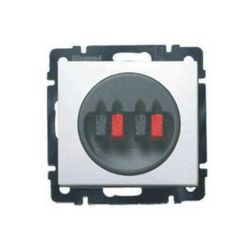 Valena hangszóró csatlakozó betét közp. fedéllel sztereó műanyag fehér címketartó nélkül LEGRAND - 774424