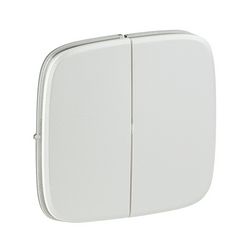 ValenaAllure billentyű gyöngyház kettős kapcs/nyg.-hoz fehér üres-jel IP20 műanyag fényes LEGRAND - 755029