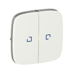 ValenaAllure billentyű kettős kapcs/nyg.-hoz fehér üres-jel jelzőfényes IP20 műanyag LEGRAND - 755225