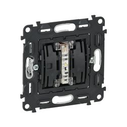 ValenaLife 102 2P kapcsoló kezelőelem szürke süllyesztett csavaros IP20 billentyű/gomb LEGRAND - 752041