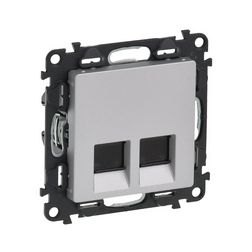 ValenaLife adatcsatlakozó dugalj STP RJ45 8(8) Cat6A(IEC) alumínium csavaros LEGRAND - 753349