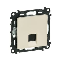 ValenaLife adatcsatlakozó dugalj STP RJ45 8(8) Cat6A(IEC) krém csavaros LEGRAND - 753248