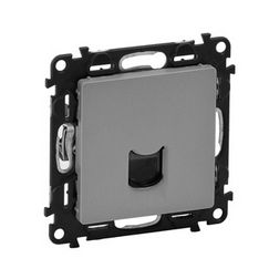 ValenaLife adatcsatlakozó dugalj UTP RJ45 8(8) Cat5e alumínium csavaros LEGRAND - 753340