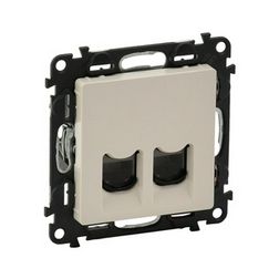ValenaLife adatcsatlakozó dugalj UTP RJ45 8(8) Cat5e krém csavaros LEGRAND - 753241