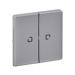 ValenaLife billentyű kettős kapcs/nyg.-hoz alumínium üres-jel jelzőfényes IP20 műanyag LEGRAND - 755222